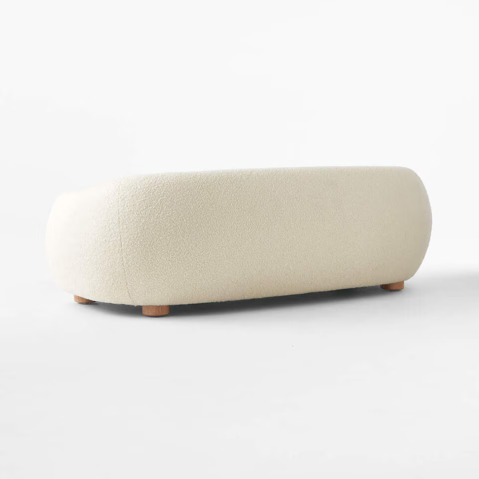 Cloud Boucle Curved Sofa - Image 2