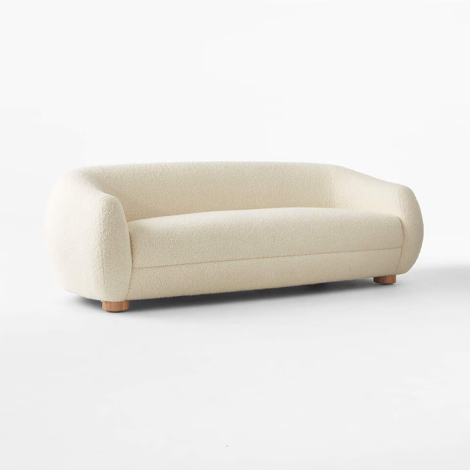 Cloud Boucle Curved Sofa - Image 3
