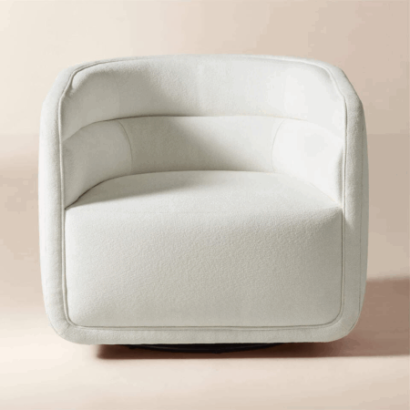 Swivel Chair – Modern Tufted Accent Seating