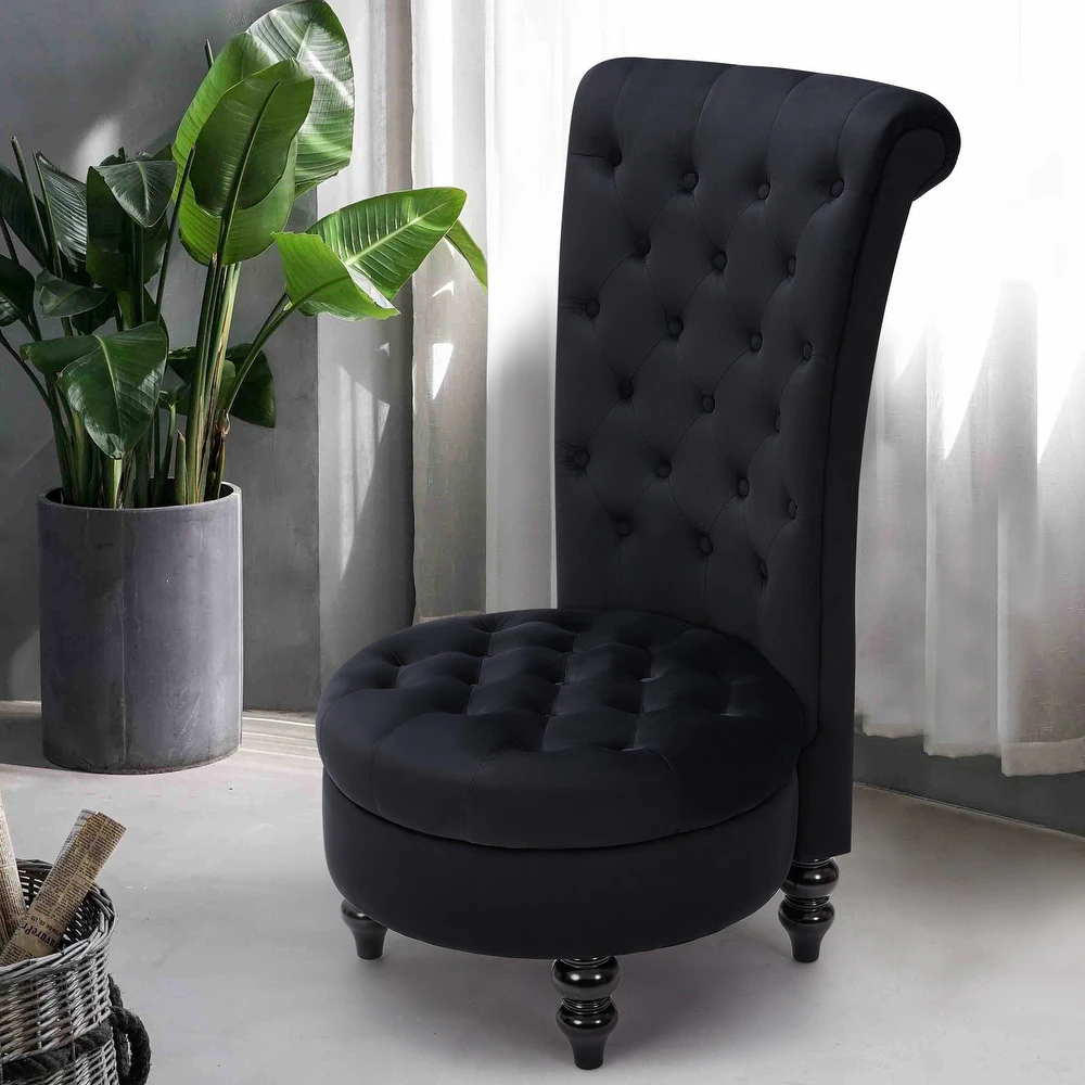Chesterfield Rounded High Arm Chair
