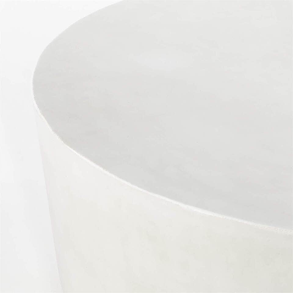 Large Round Cement Coffee Table - Image 4